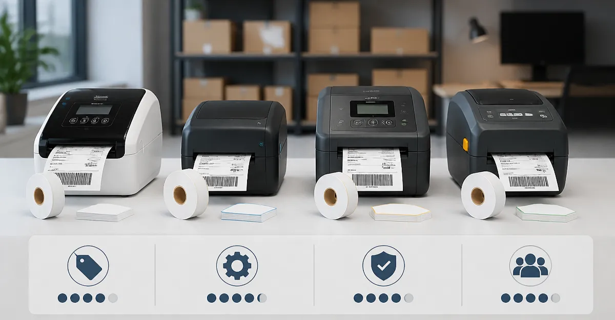 JADENS vs Rollo vs Brother vs Zebra: Best Thermal Label Solutions