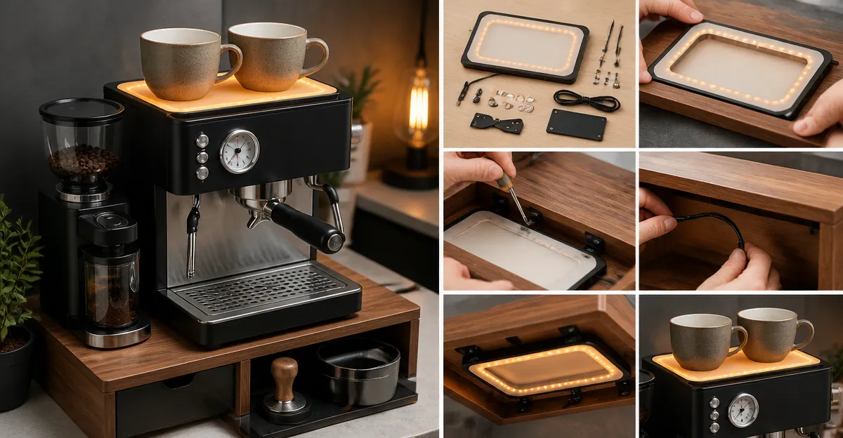 How to Add an LED Cup Warmer to Your Compact DIY Espresso Station