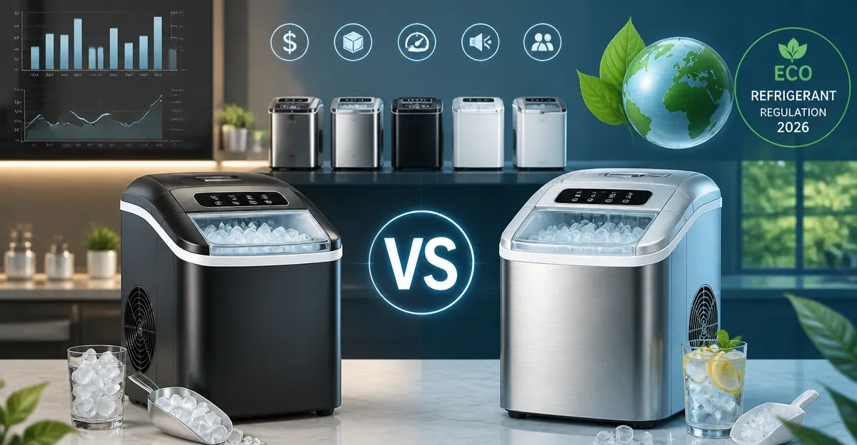 EUHOMY vs Silonn Countertop Ice Makers: Detailed Comparison 2024