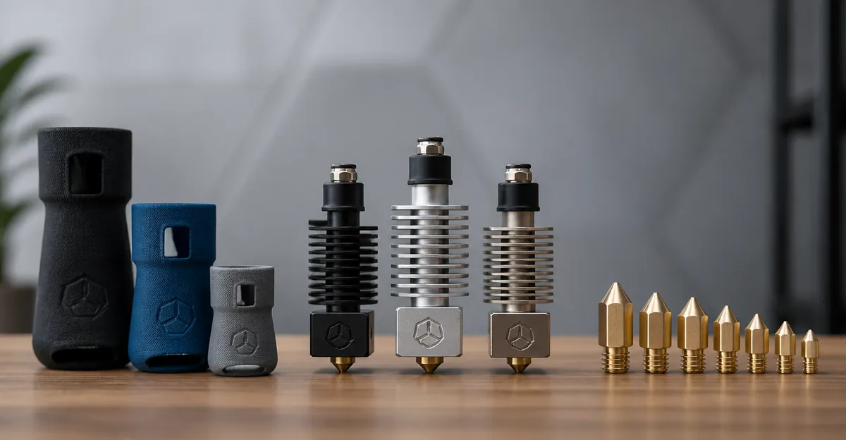 E3D V6 Ecosystem Comparison: Socks, HotEnds, and Nozzles