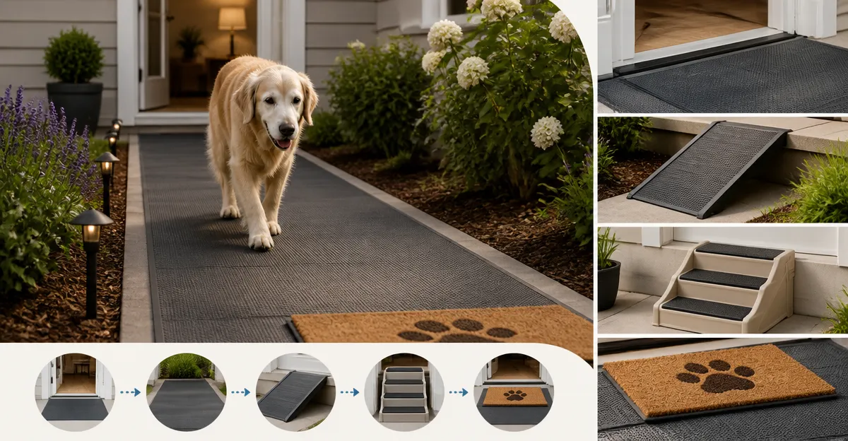 How to Design a Calming Home Pathway for Senior Dogs