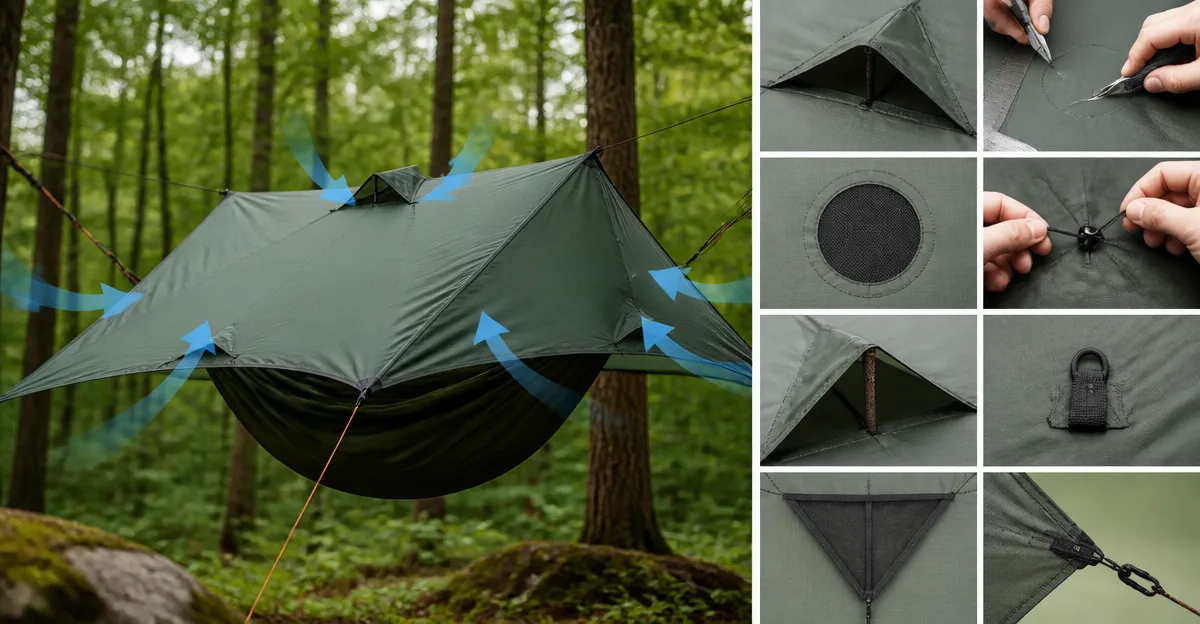 How to Modify a Hammock Tarp for Better Airflow: 7 Easy DIY Ventilation Upgrades