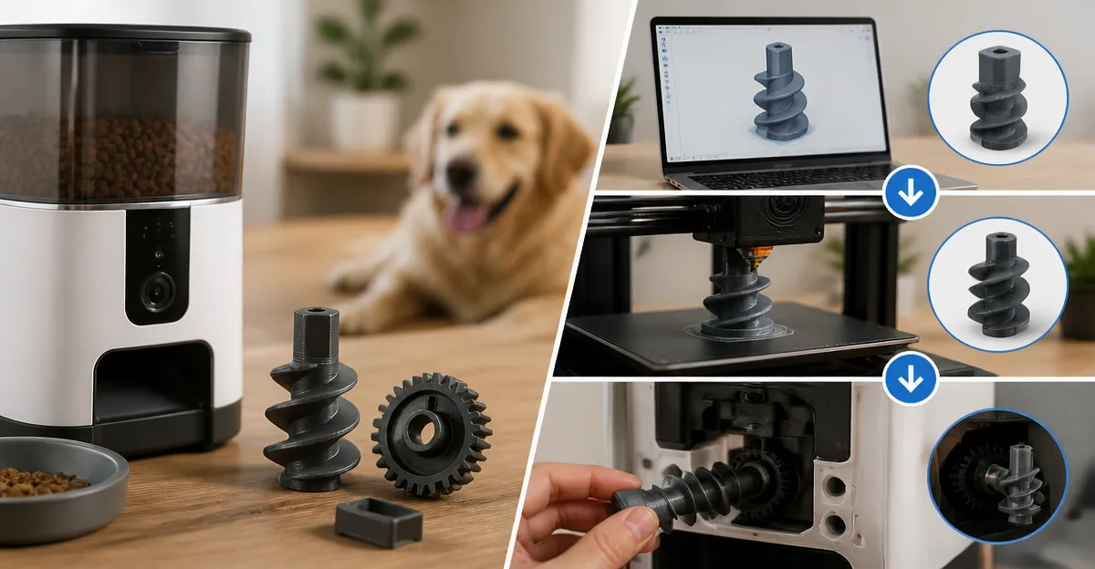 3D-Print Replacement Parts for Pet Feeders: Step-by-Step Guide