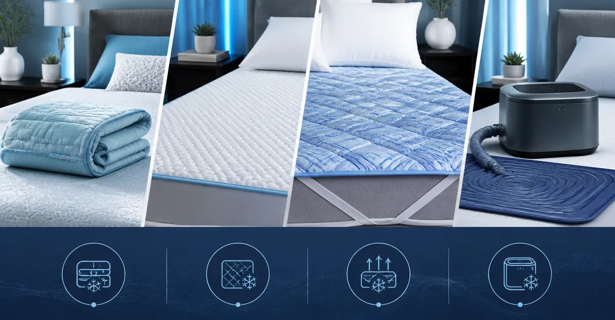 Cooling Bedding Comparison: Comforter, Pads, and Water Systems