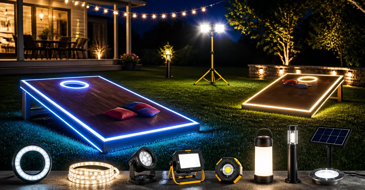10 Best Cornhole Lighting Ideas for Night Play