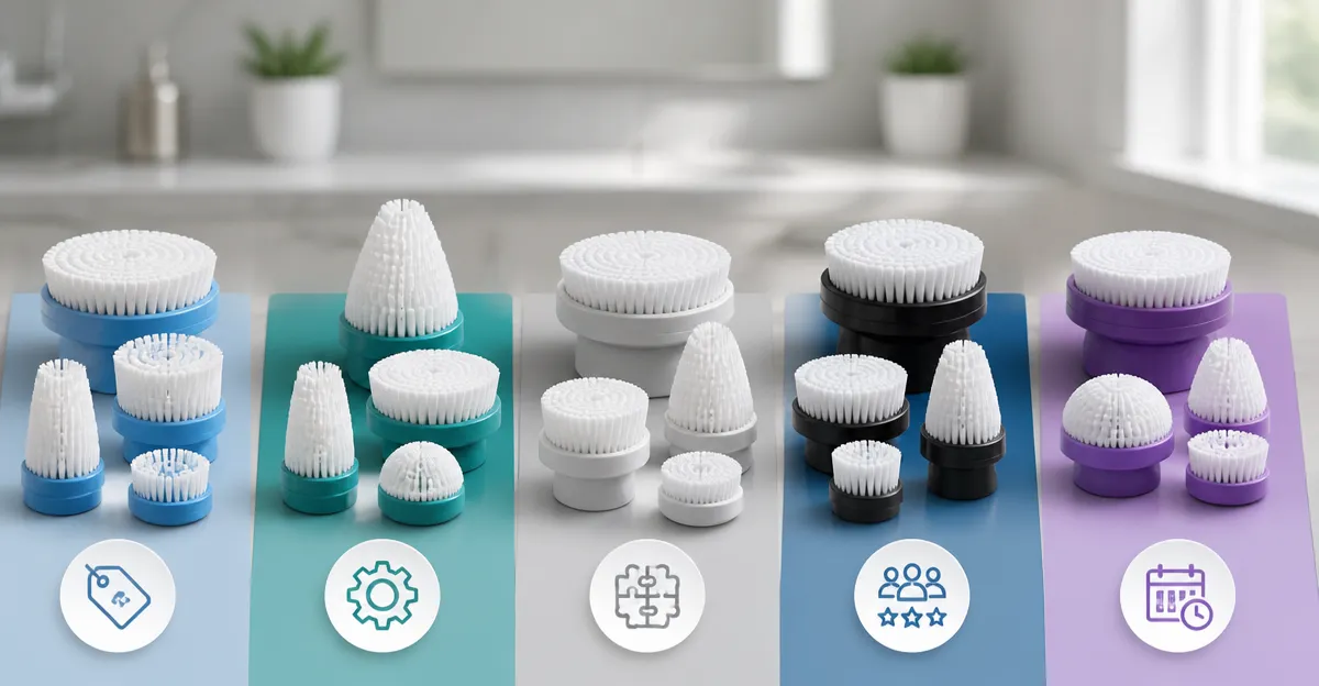 Spin Scrubber Brush Heads Comparison: Value, Features & Best Choice
