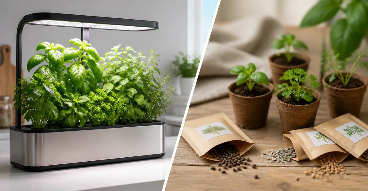 Hydroponic Garden Kits vs Herb Seed Packs: Full Comparison