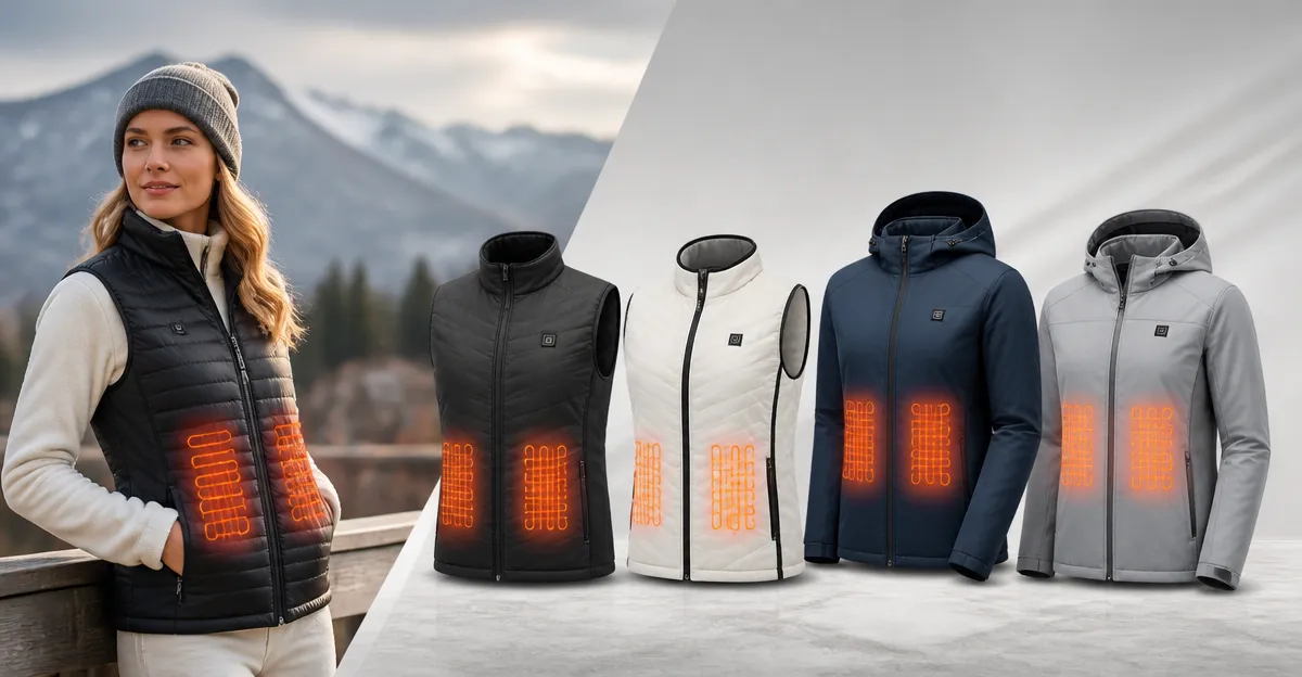 Heated Women's Vests & Jackets: Detailed Comparison 2024