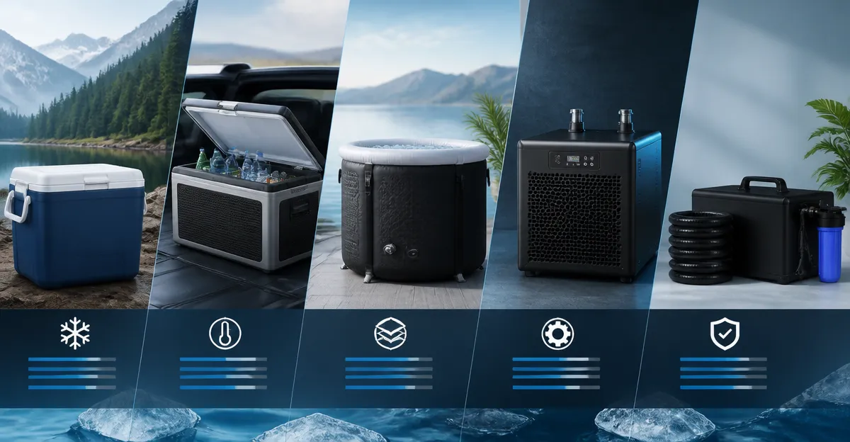 Coleman Cooler vs Car Fridge vs Ice Bath Systems: In‑Depth Comparison