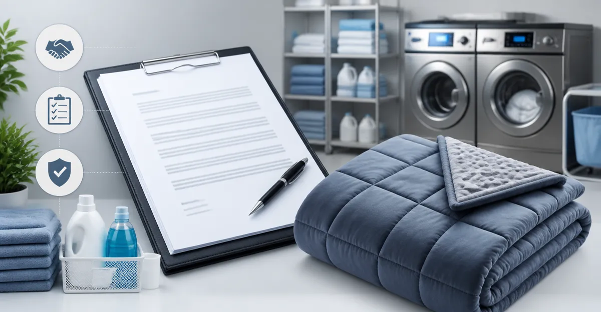 How to Create a Clinic Laundry Service Contract for Weighted Blankets