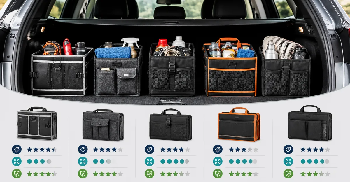 Top Car Trunk Organizers Compared: Value, Size, and Durability