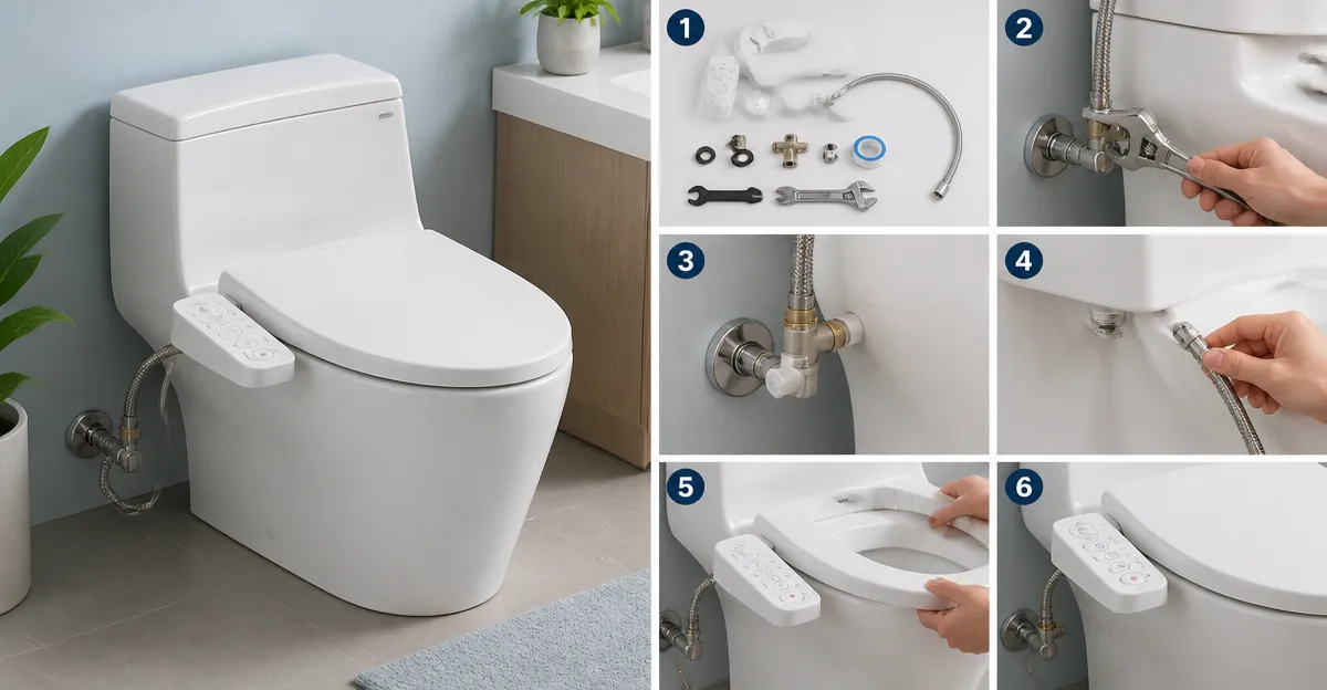 How to Install a Bidet on a One-Piece Toilet: Easy DIY Guide