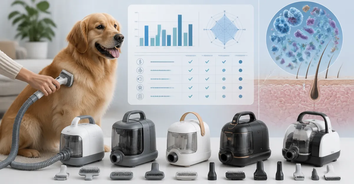 Dog Grooming Vacuum Kits Compared: Features, Price, and Performance