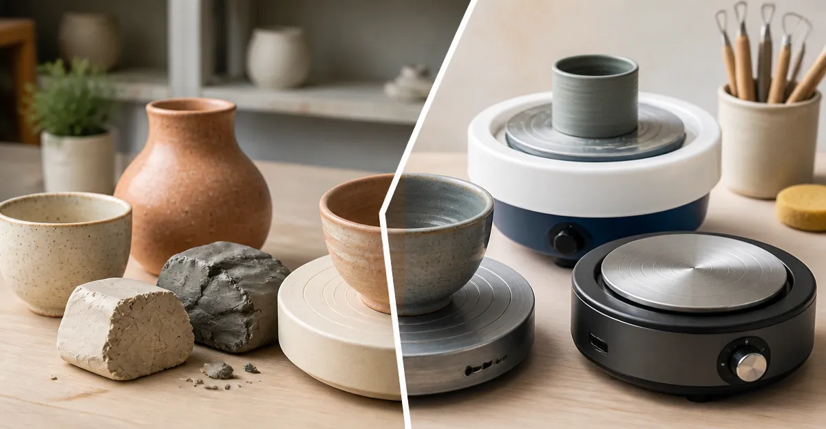 Low Fire vs Stoneware Clay and Mini Wheels: In‑Depth Comparison