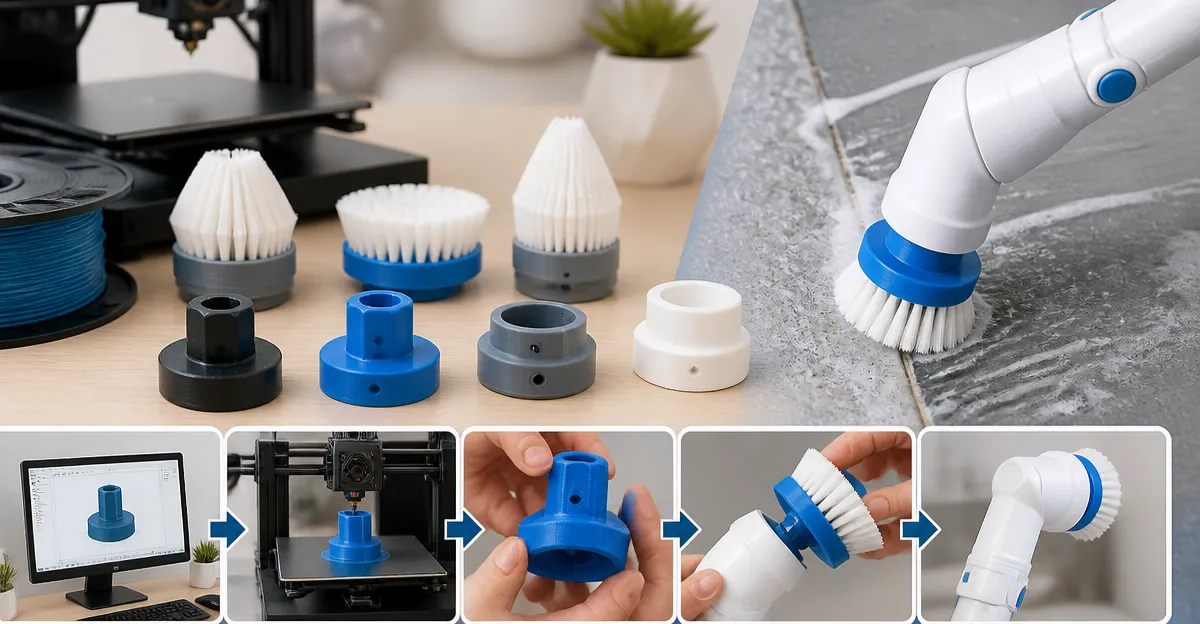 How to Make 3D-Printable Spin Scrubber Attachments (DIY)
