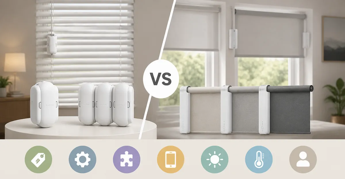 SwitchBot vs Hapadif Motorized Blinds: Detailed Comparison and Buying Guide