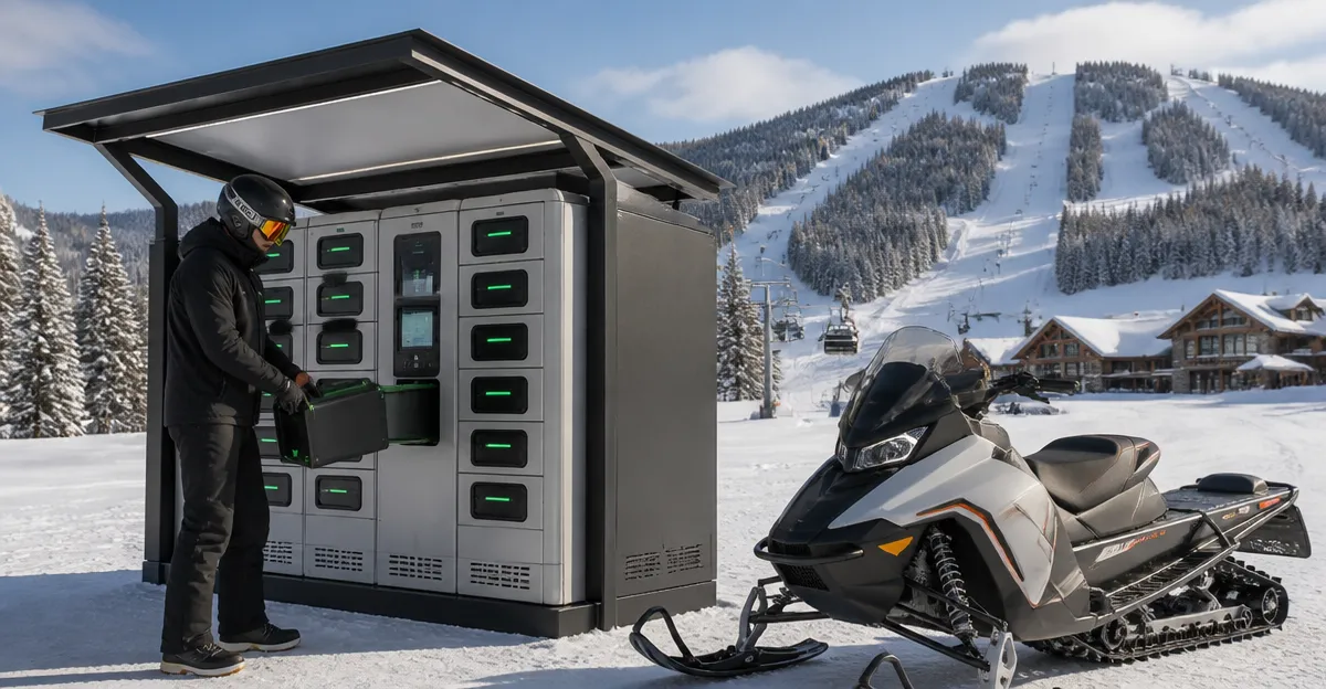 How to Plan, Install, and Operate Battery Swap Stations at Ski Resorts