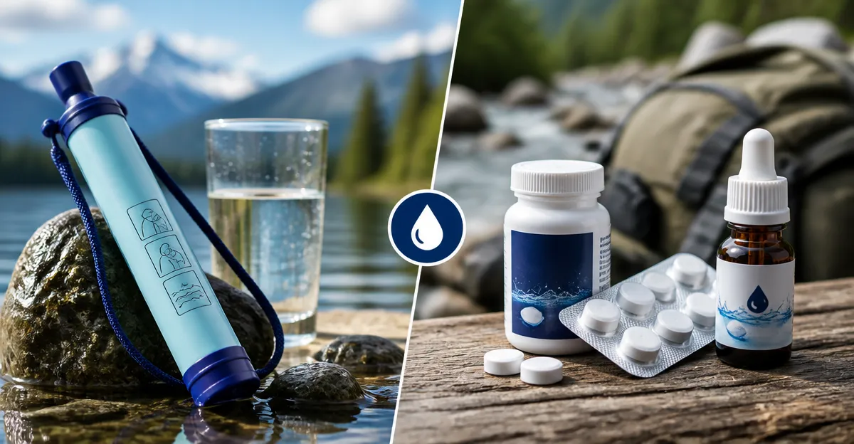 Water Purification Solutions: Filter vs Tablets Comparison