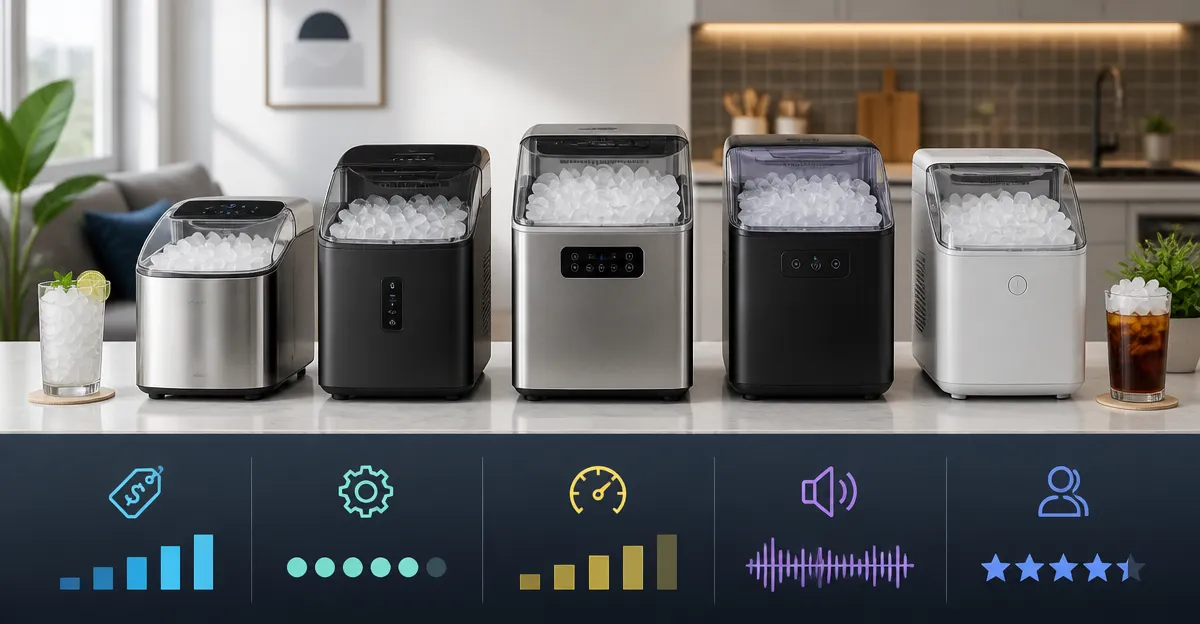 Best Countertop Nugget Ice Makers Compared 2026