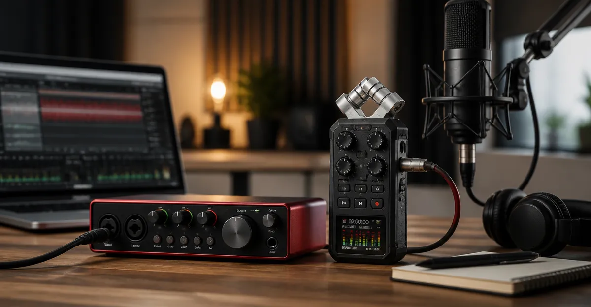 Scarlett 18i8 & Zoom H6 Redundant Recording Setup