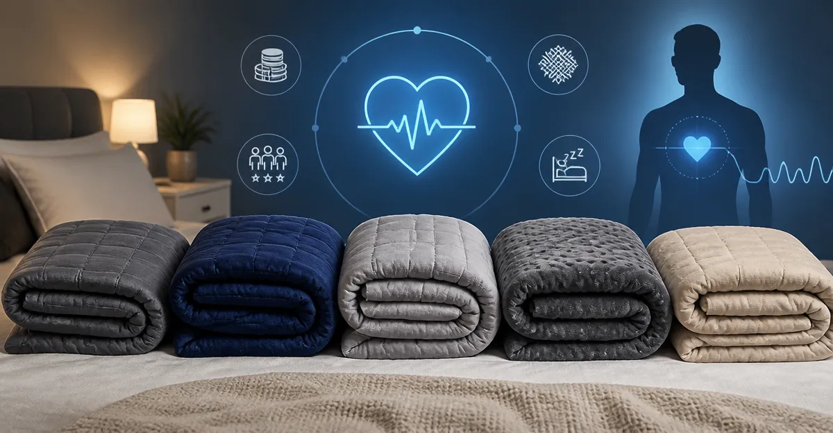 Weighted Blanket Comparison: Wemore, Mr. Sandman, Sivio, YnM, and L'AGRATY