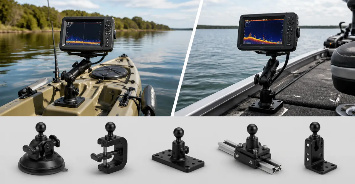 In‑Depth Comparison of Top Fish Finder Mounts for Kayak and Boat