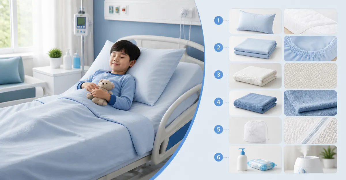Hospital Bedding Checklist for Child with Eczema