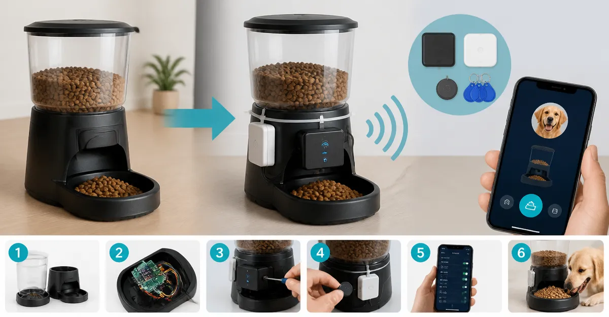 How to Retrofit a Manual Feeder into a Smart App-Controlled Feeder