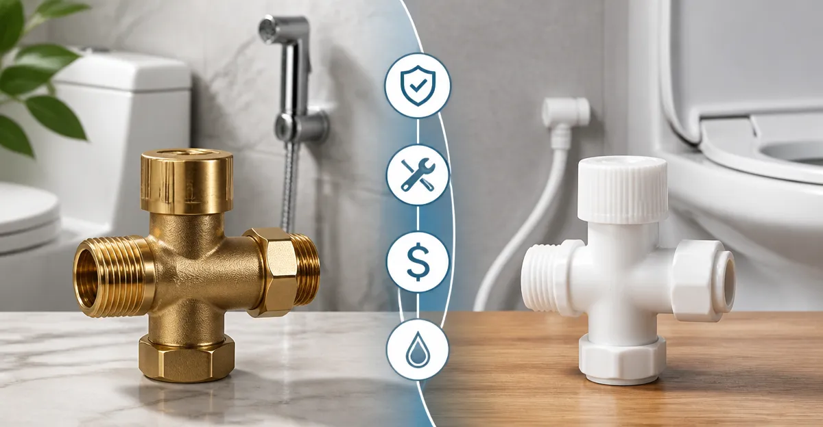 Bidet T-Valve Brass vs Plastic: Ultimate Guide