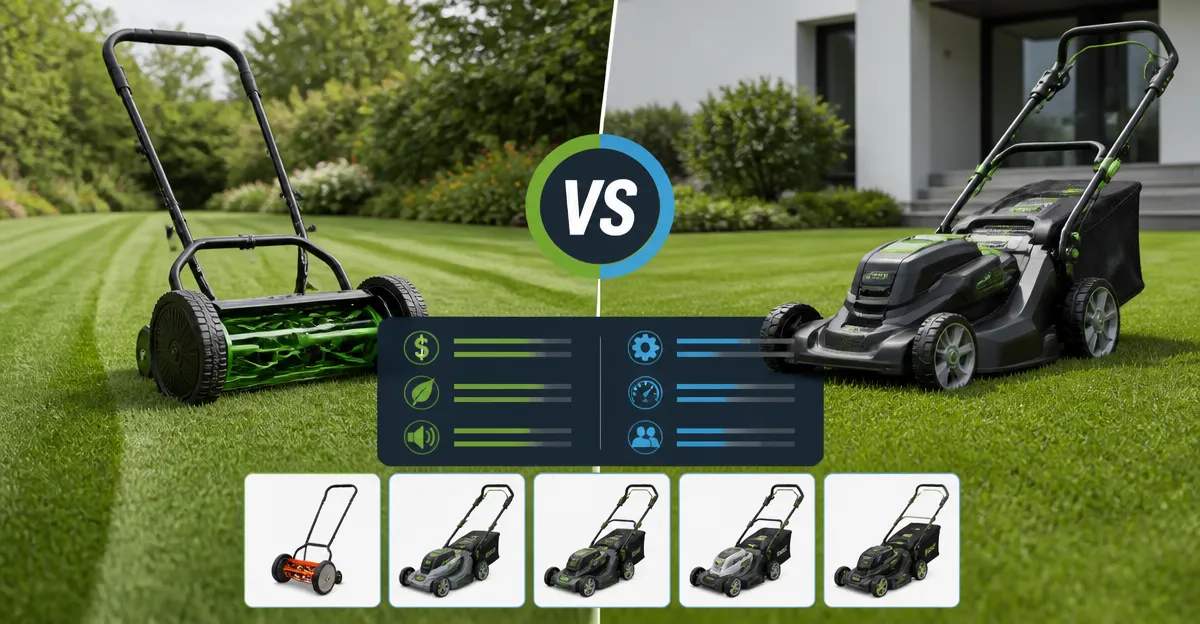 Reel vs Cordless Lawn Mowers: Detailed Amazon Comparison