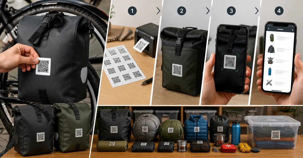 How to Implement QR Code Labels for Pannier Inventory