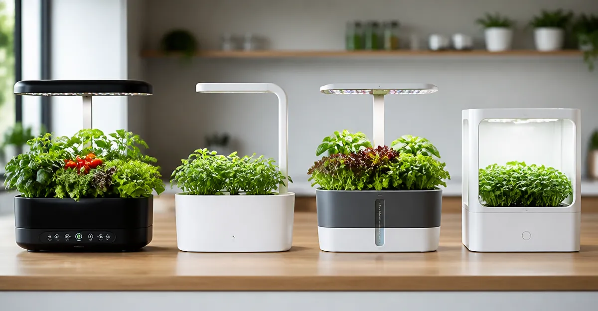 Indoor Hydroponic Garden Comparison: AeroGarden, Click & Grow, Ahopegarden & GARDENCUBE
