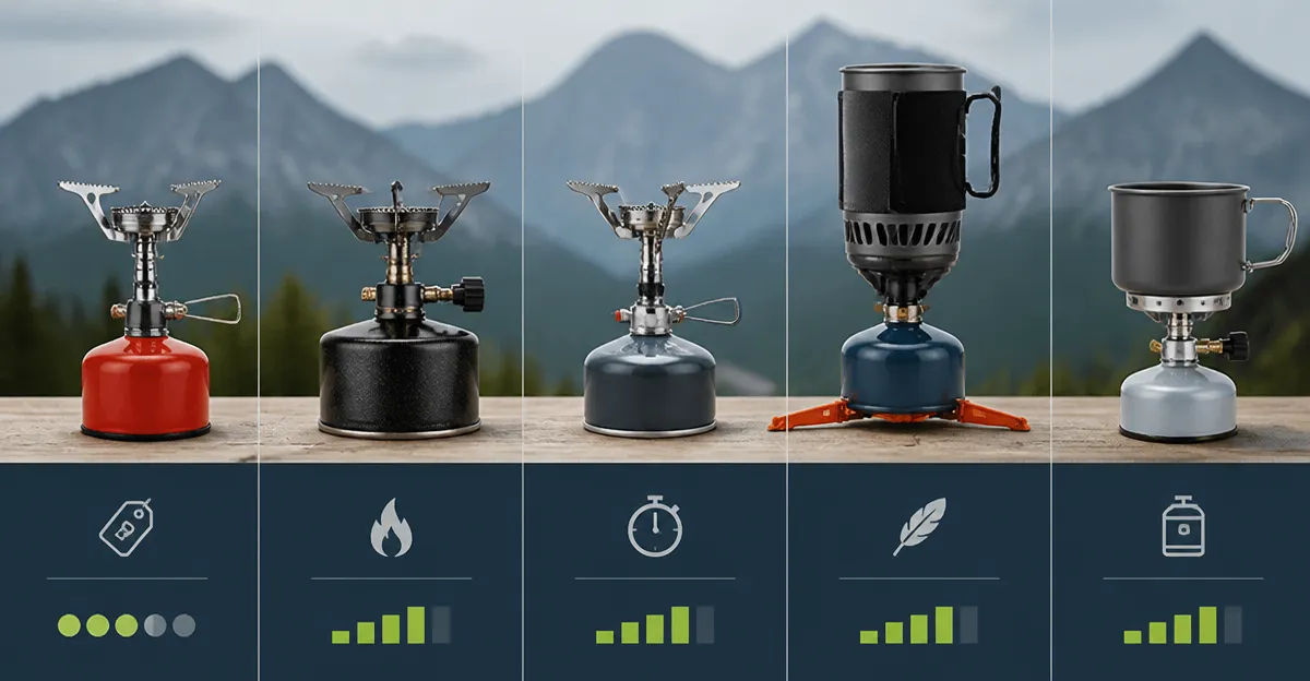 Ultralight Camping Stoves Comparison: MSR PocketRocket 2 vs GasOne Dual Fuel vs Others