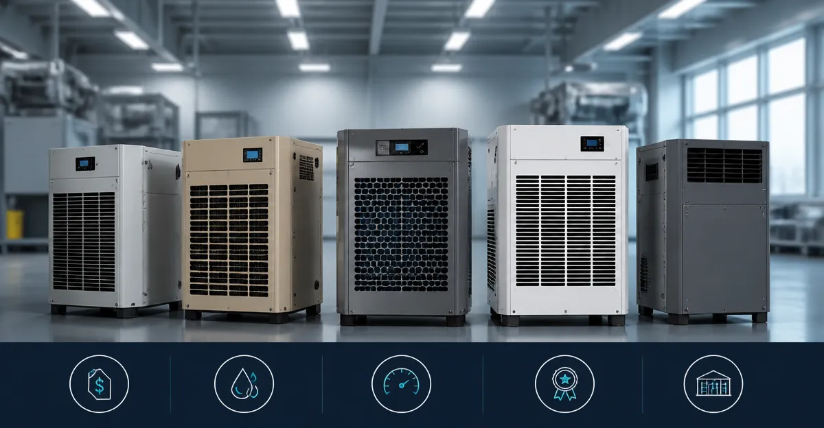 Top 5 Commercial Dehumidifiers Compared: Price, Power, and Performance