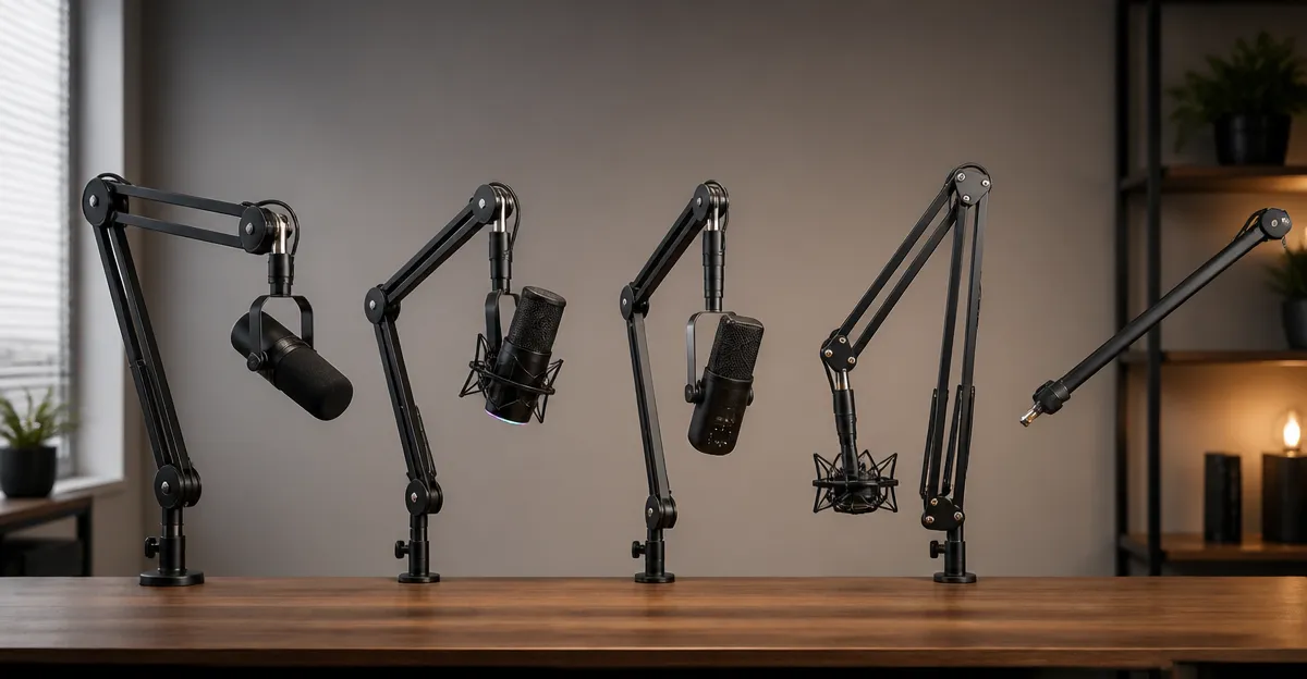 Rode PSA1+ vs FIFINE BM88 vs Elgato Wave vs InnoGear vs Amazon Basics Mic Arms