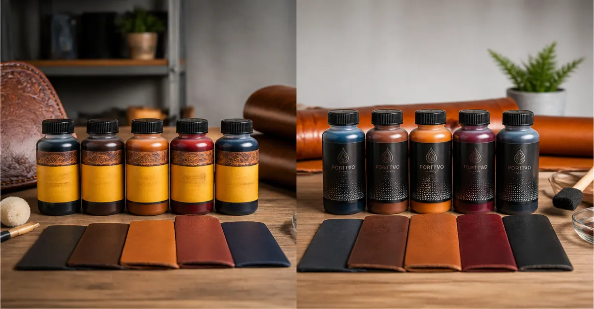 Fiebing vs FORTIVO Leather Dyes: Detailed Comparison