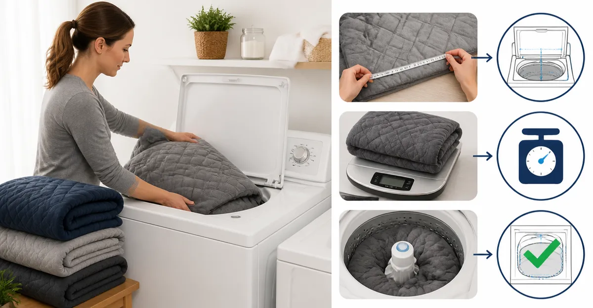 How to Tell If Your Weighted Blanket Fits in a Top‑Load Washer