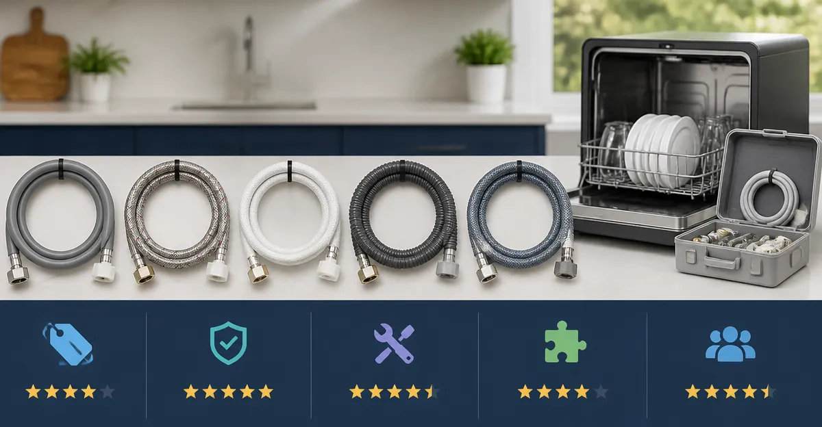 Best 6‑Foot Dishwasher Supply Lines: Comparison Review 2026