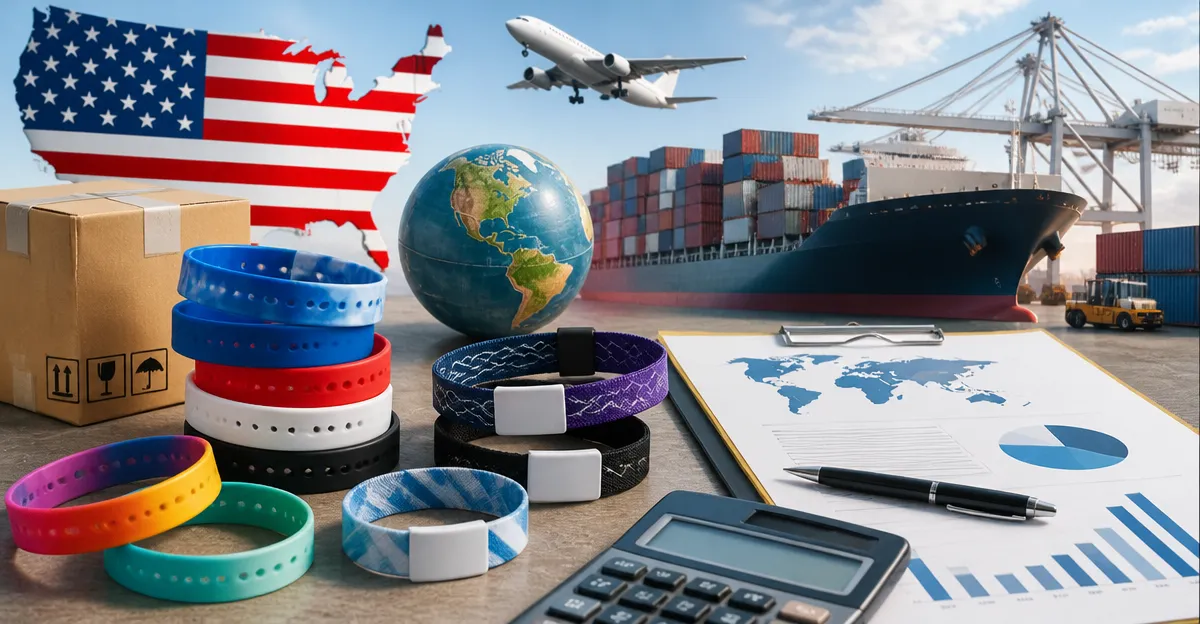 Importing Custom Wristbands into the USA: Duties, HS Codes & Costs