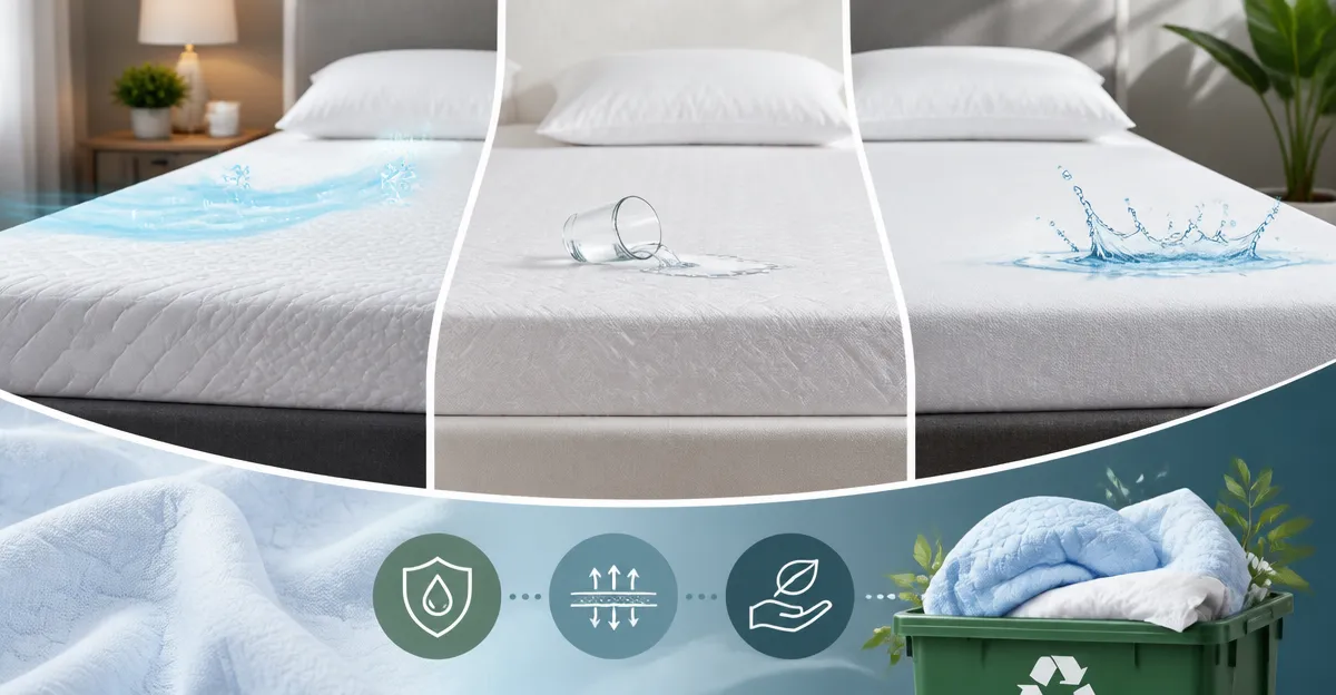 PlushDeluxe vs SLEEP ZONE vs Elegear Mattress Protectors Comparison