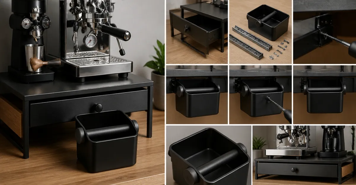 How to Install an Under‑Drawer Knock Box for a JoeFrex Rhino Compact Espresso Station