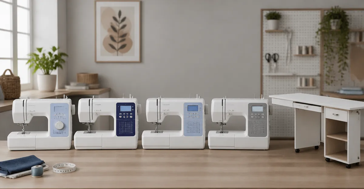 Brother Sewing Machines Compared: XM2701, HC1850, CS7000X, CS5055 & Sewing Table
