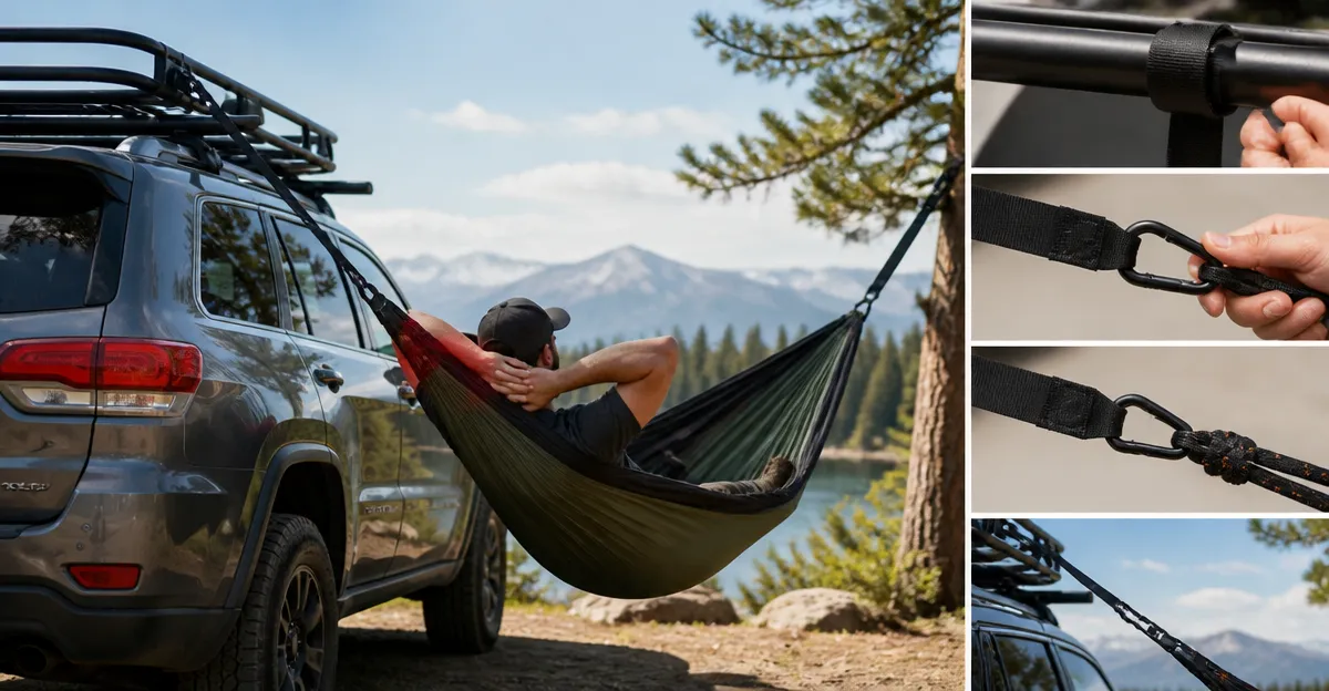 How to Hang a Hammock from a Roof Rack