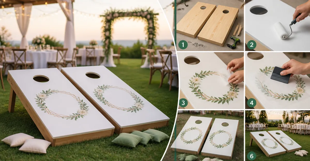 Cornhole Wedding DIY: Boards, Designs & Setup Guide