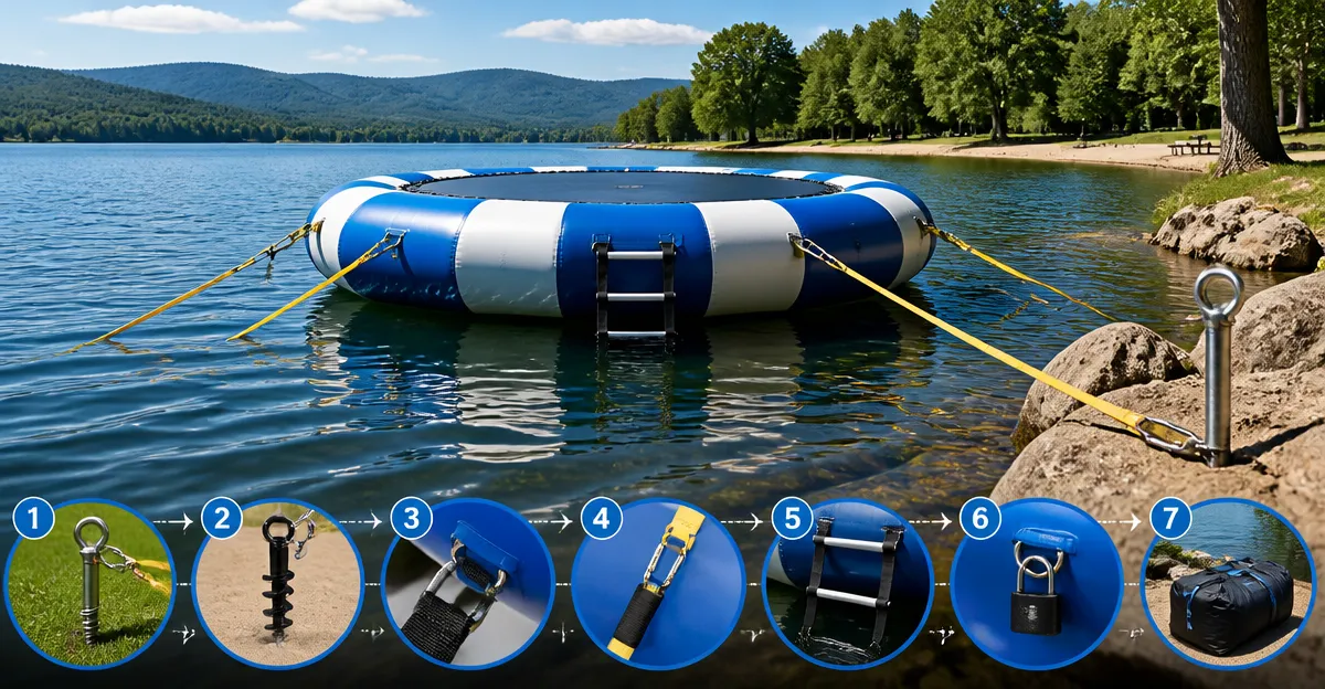 How to Prevent Water Trampoline Theft at Public Lakes: 7 Proven Anchoring & Anti-Theft Tips