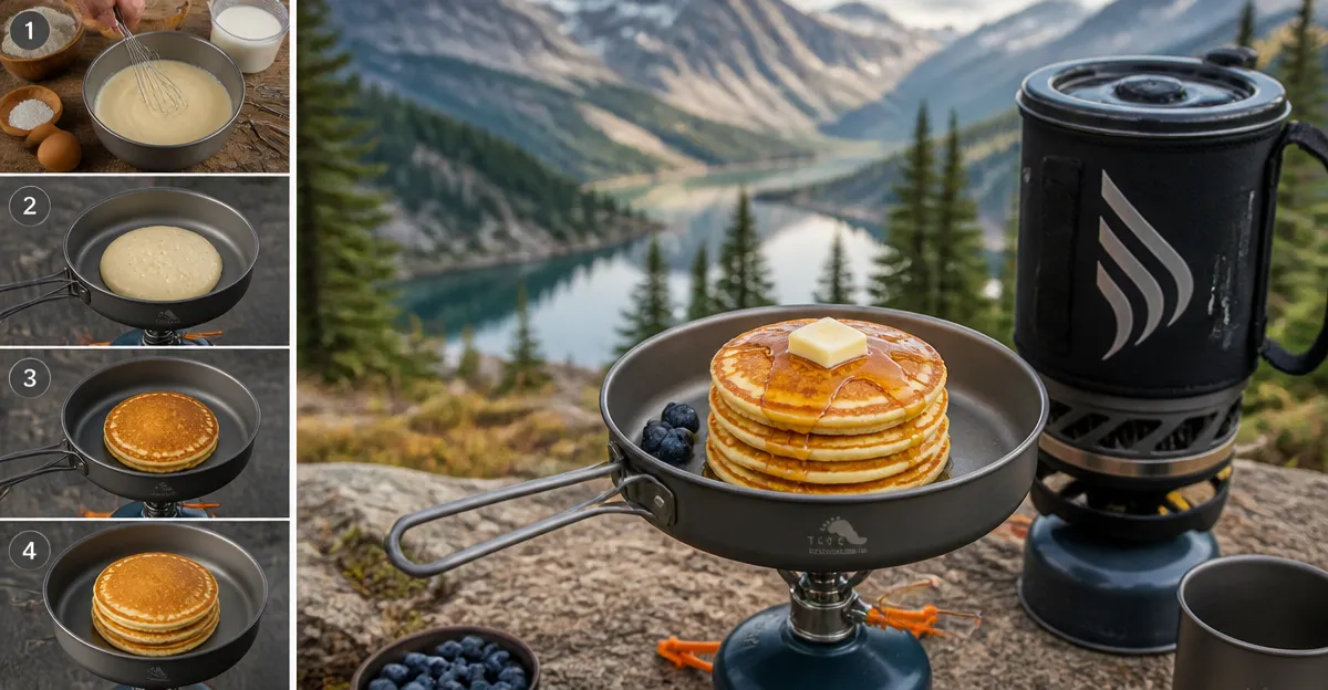 How to Make Fluffy Camp Pancakes on a Jetboil Flash