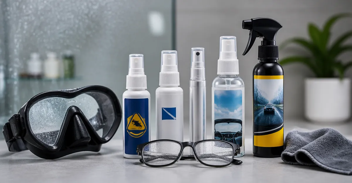Anti‑Fog Solutions Compared: Cressi, ZEISS, Travelon, Invisible Glass, and Rain‑X