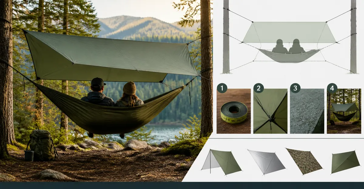 How to Choose the Best Tarp Size for a Two-Person Hammock