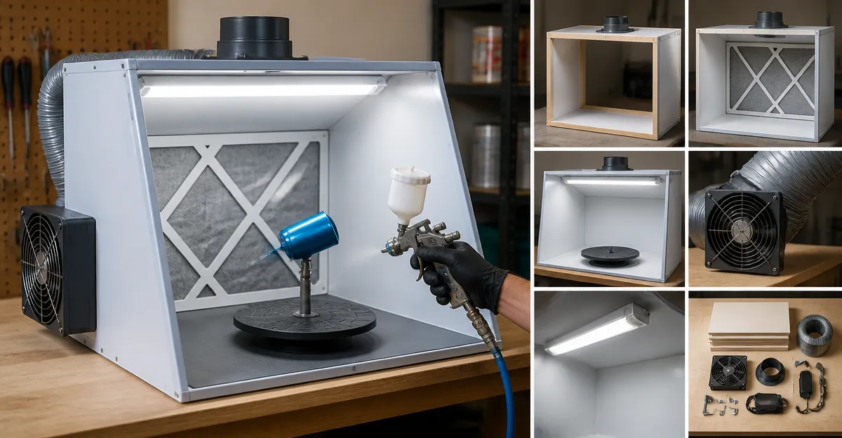 How to Build a Compact Spray Booth for Small Workshops
