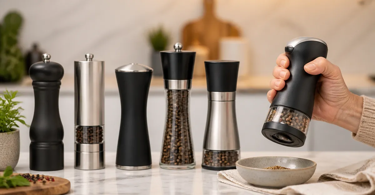 7 Best Ergonomic Pepper Mills for Weak Grip — Top Picks